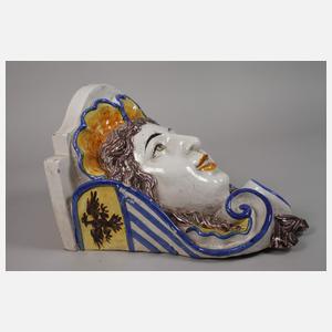 Paar große italienische Wandkonsolen