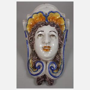 Paar große italienische Wandkonsolen