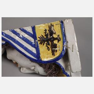 Paar große italienische Wandkonsolen