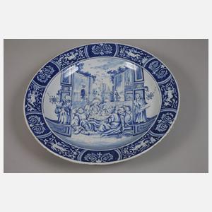 Großer niederländischer Fayenceteller