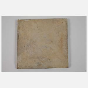 Vier barocke Delfter Kacheln