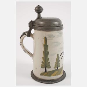 Crailsheim jagdlicher Fayencehumpen