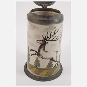 Crailsheim jagdlicher Fayencehumpen