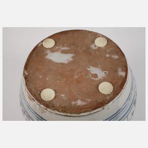 Große Majolikavase mit Bischof Neapel