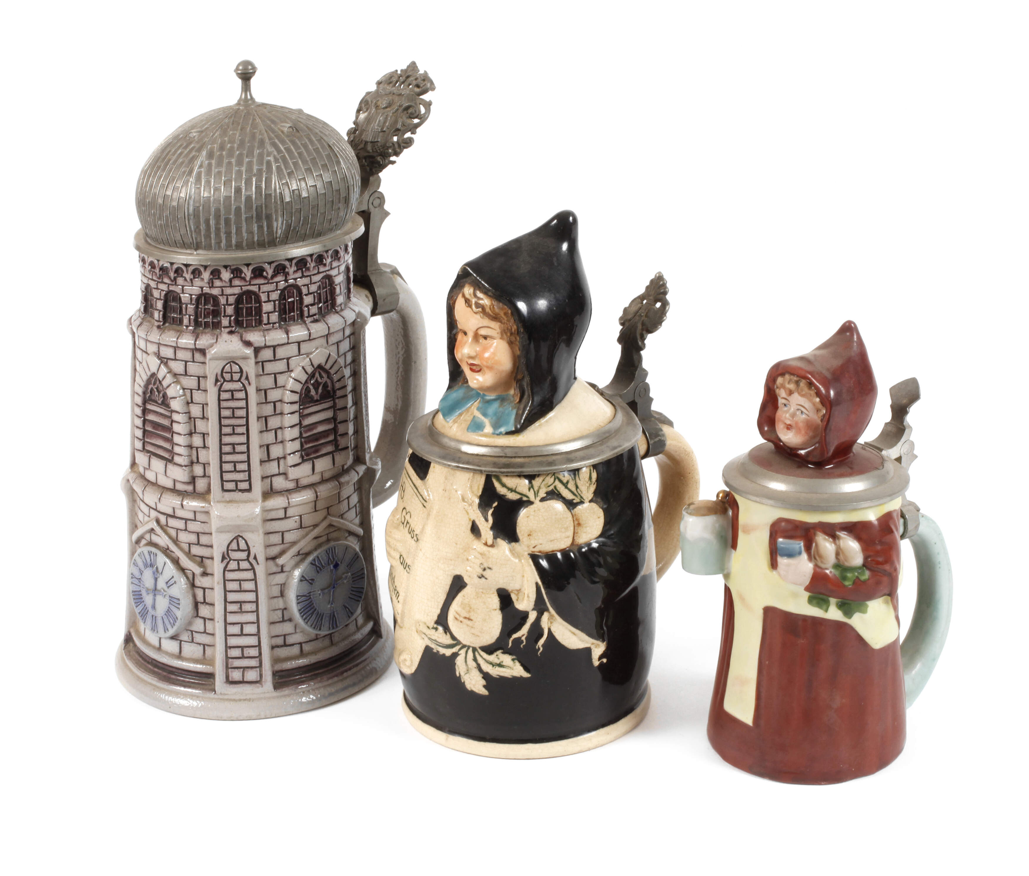 Drei Figurenkrüge München