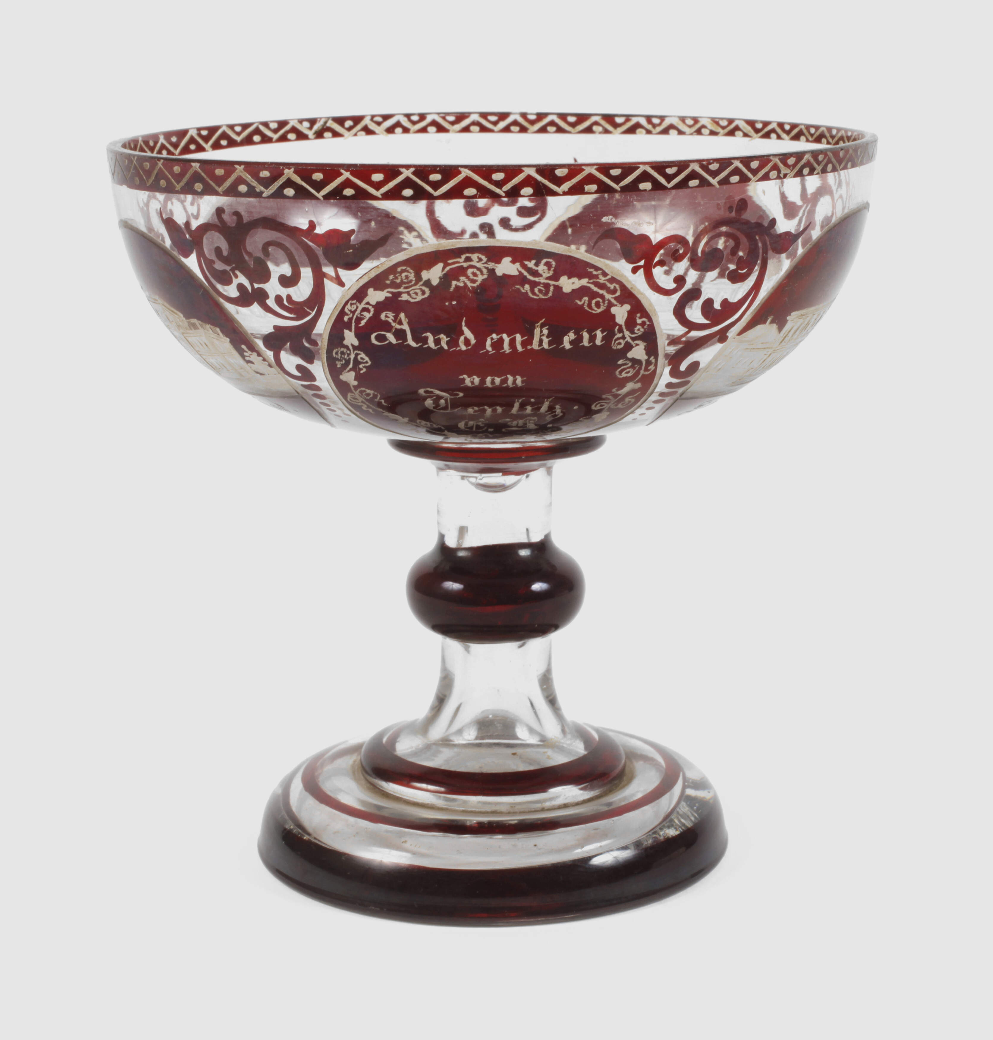 Andenkenglas von Teplitz