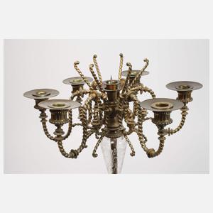 Lobmeyr Wien seltener großer Kerzenleuchter