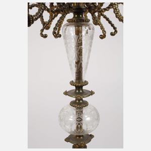 Lobmeyr Wien seltener großer Kerzenleuchter