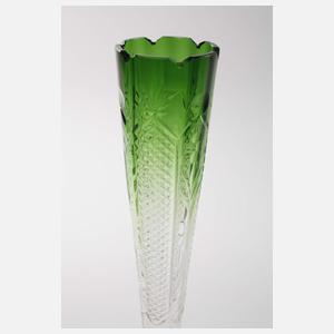 Moser Karlsbad zwei Stangenvasen