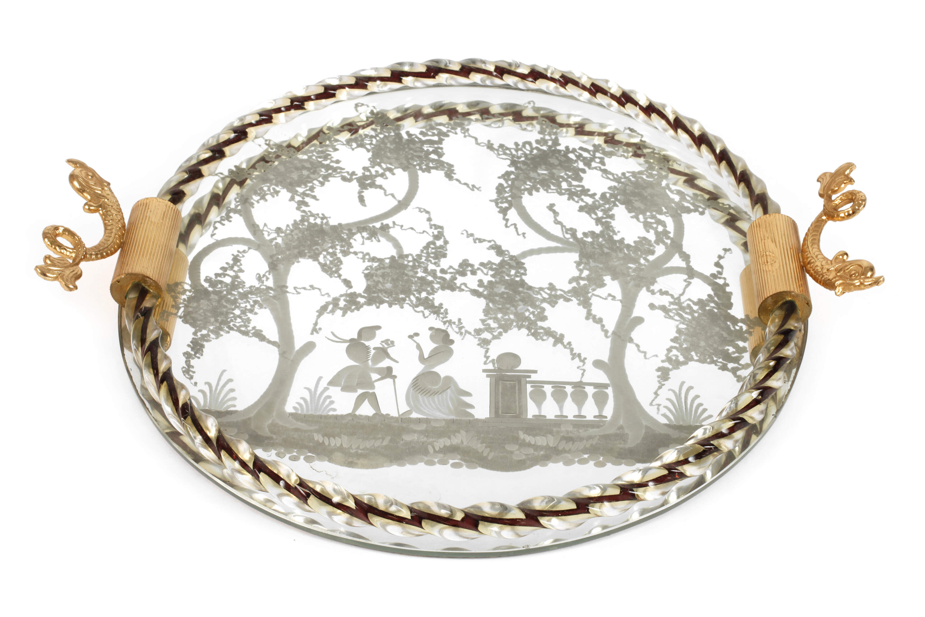 Murano Spiegeltablett