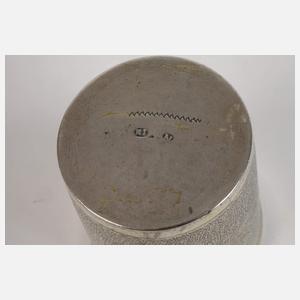 Nürnberger Vermeil Schlangenhautbecher