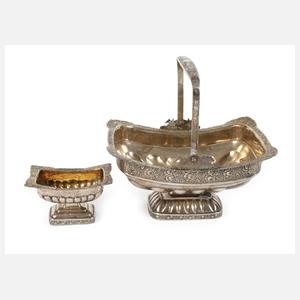 Zwei Henkelschalen Russland Silber