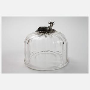 Silber Käseglocke Biedermeier