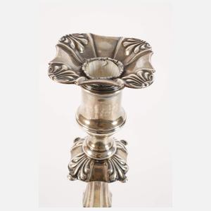 Vier Silberleuchter England