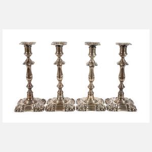 Vier Silberleuchter England