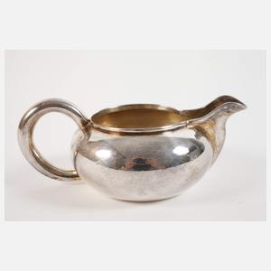 Silber Teekanne und Sahnegießer Russland