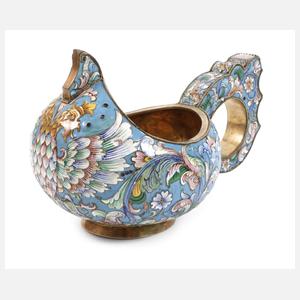 Übergroßer Kowsch Cloisonné-Technik