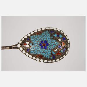 Paar russische Silberlöffel