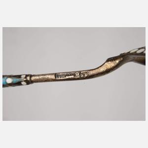 Paar russische Silberlöffel