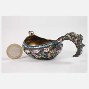 Kleiner Kowsch Cloisonné-Technik