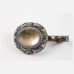 Kleiner Kowsch Cloisonné-Technik