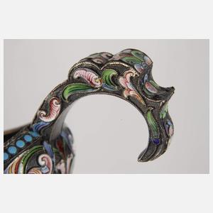 Kleiner Kowsch Cloisonné-Technik