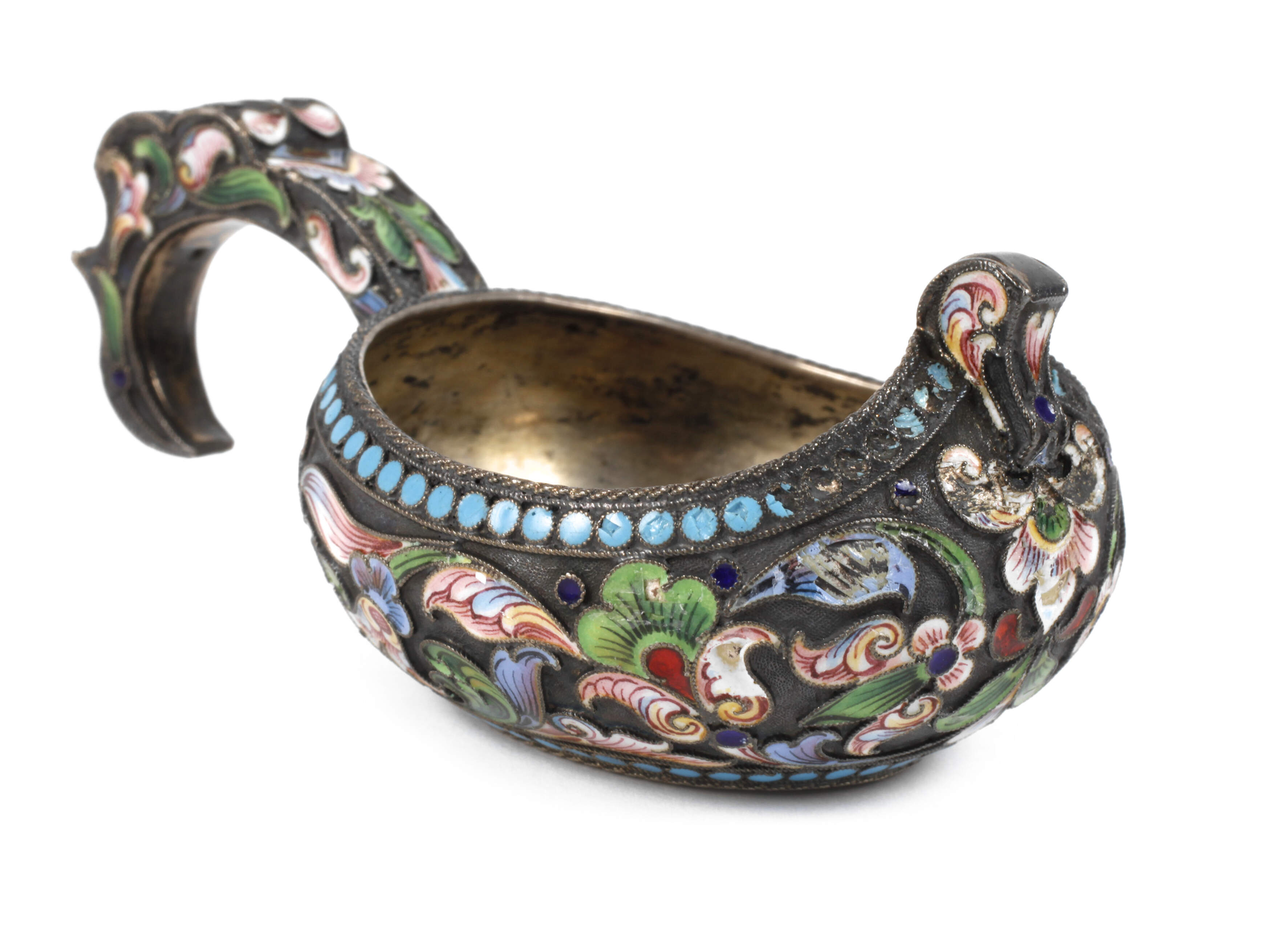 Kleiner Kowsch Cloisonné-Technik