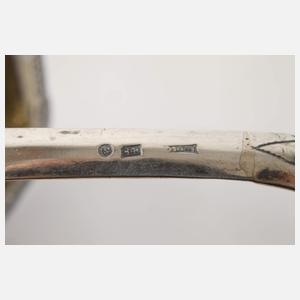 Silber Henkelschale Russland