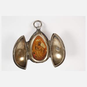 Ikone im silbernen Ei