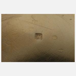 Silber Teedose aus Adelsbesitz