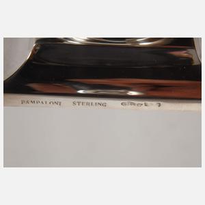 Paar Silbervasen Italien