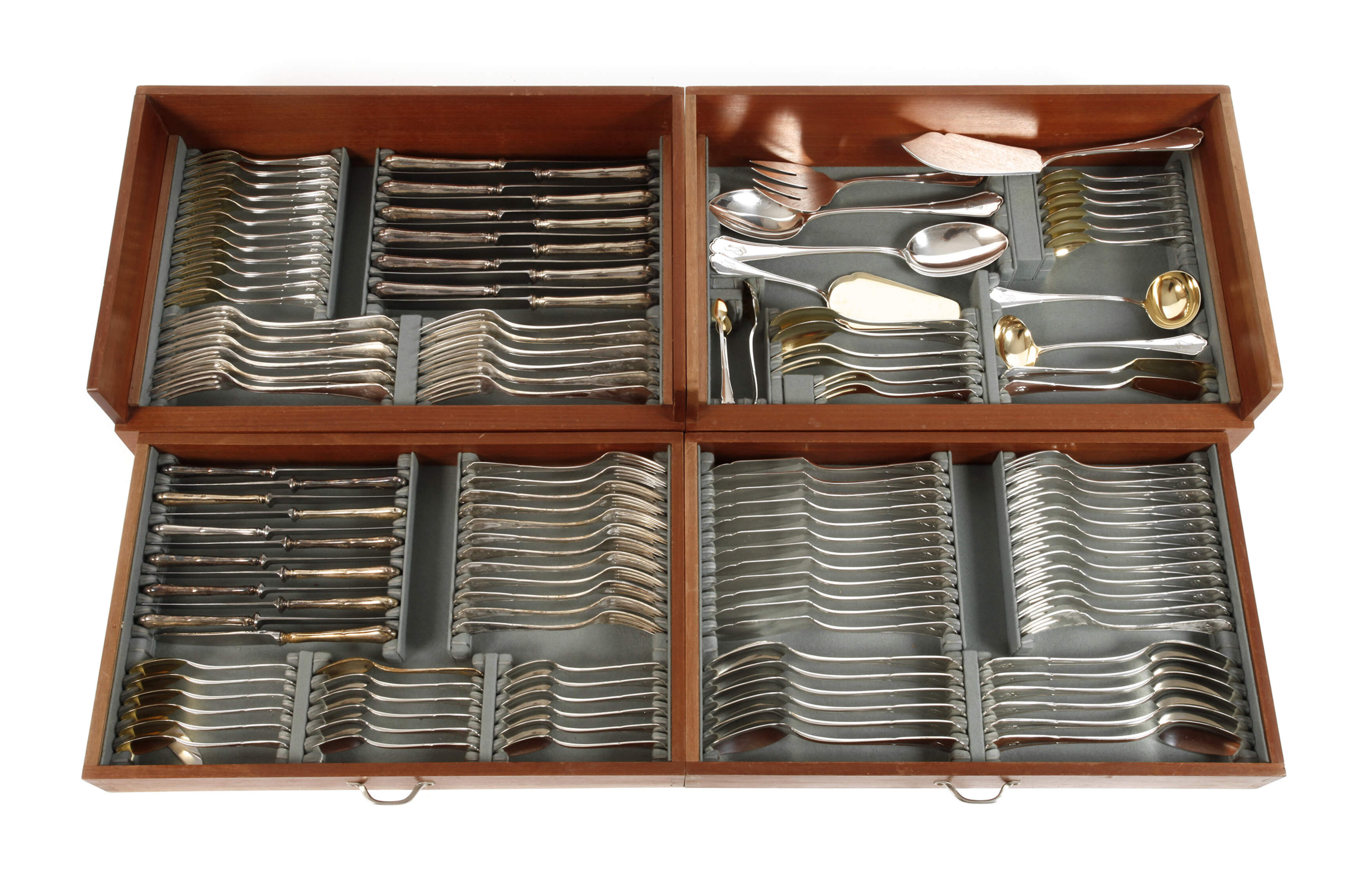 Silber umfangreiches Speisebesteck