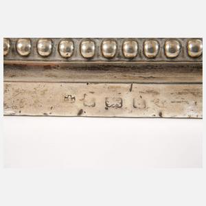 Paar klassizistische Silberleuchter