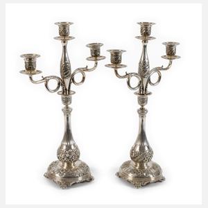 Tiffany Paar großer Kandelaber Historismus