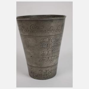 Zunftbecher der Schuhmacher