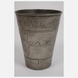 Zunftbecher der Schuhmacher