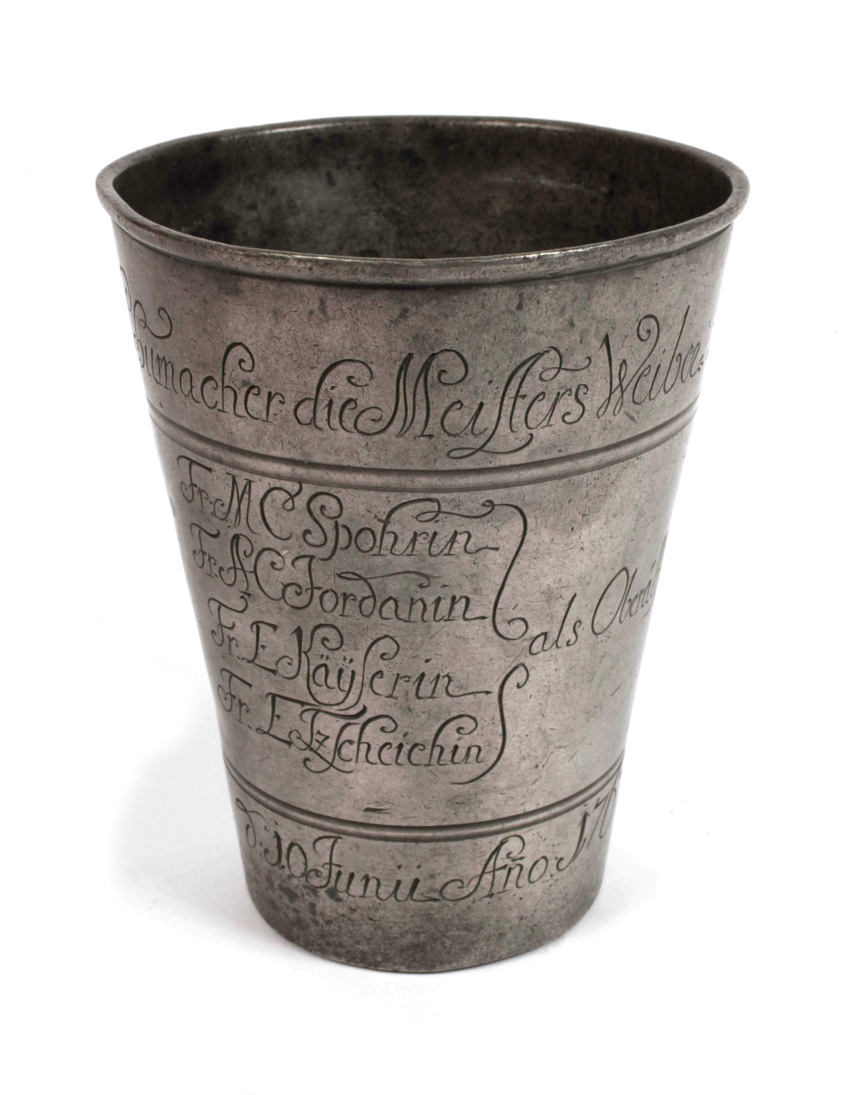 Zunftbecher der Schuhmacher