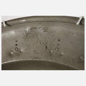 Großer Zinnteller Regensburg