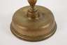 Glockenfußleuchter Messing