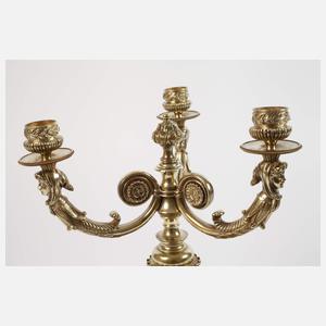 Buillotte-Lampe als Leuchter