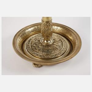 Buillotte-Lampe als Leuchter