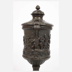 Deckelamphore Bronze