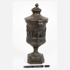Deckelamphore Bronze