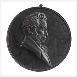 Eisengusswandplatte Puschkin