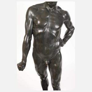 Wilhelm Kumm, große Bronze Gaius Mucius Scaevola