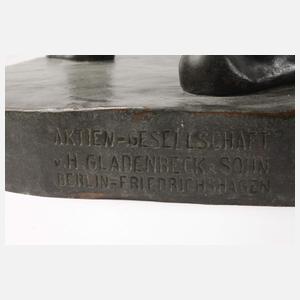 Wilhelm Kumm, große Bronze Gaius Mucius Scaevola