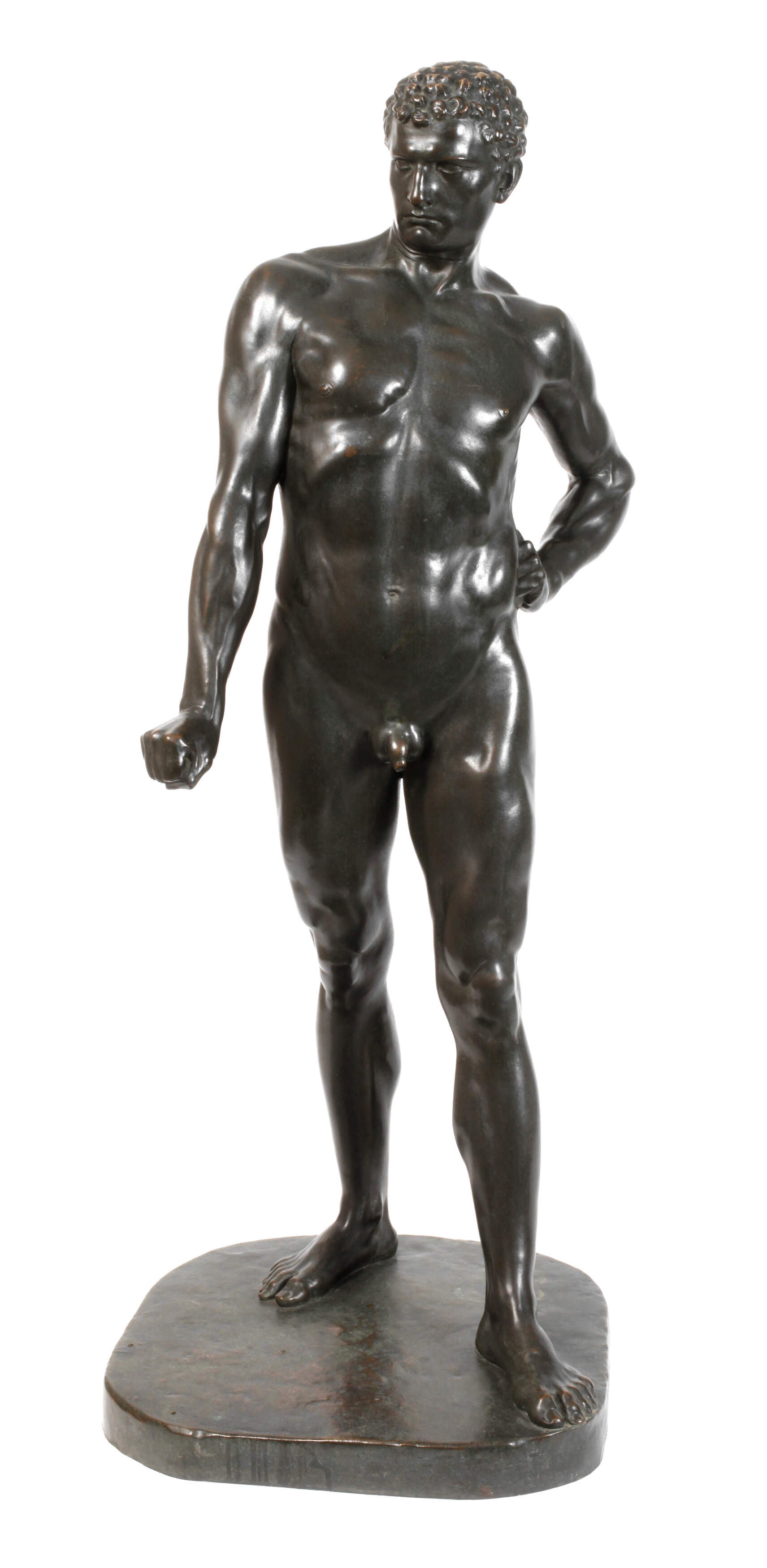 Wilhelm Kumm, große Bronze Gaius Mucius Scaevola
