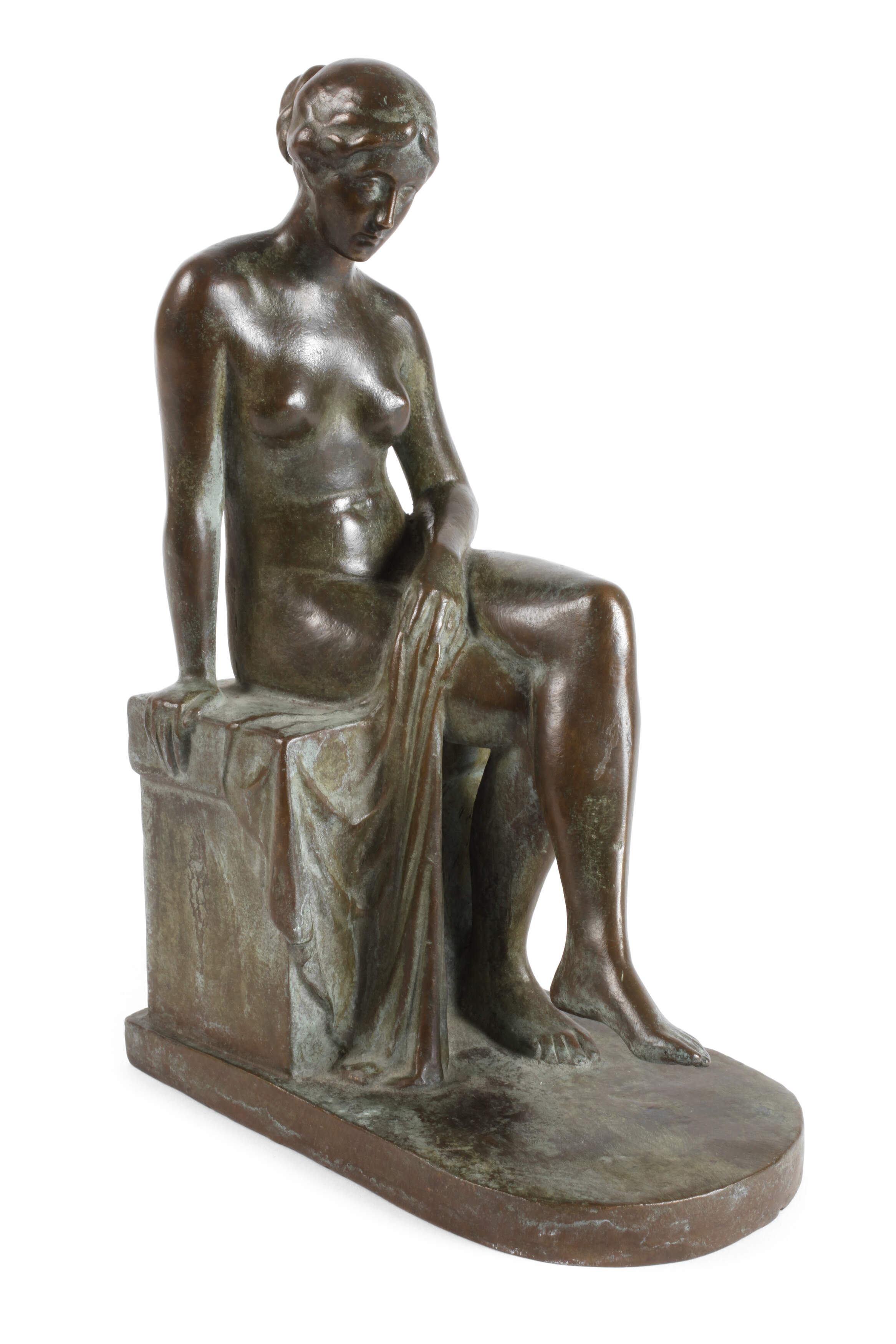 Harry Liebmann, sitzender weiblicher Akt