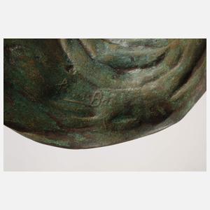 Firmin Bate, figürlicher Leuchter Jugendstil