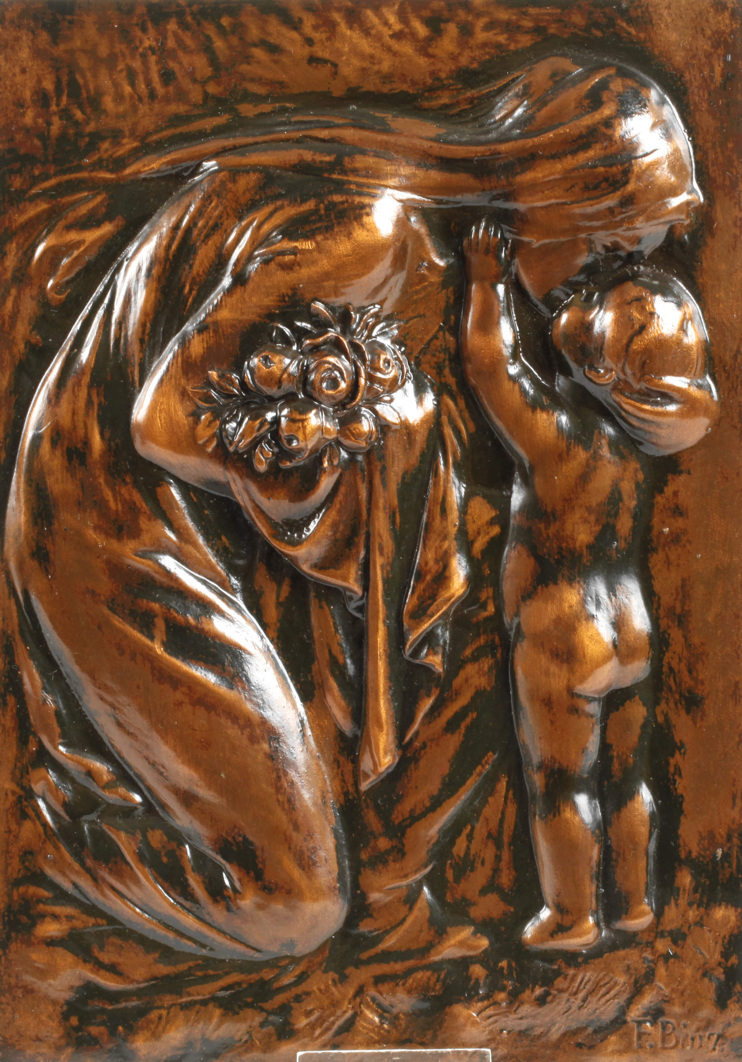 Fidel Binz, Relief Mutter und Kind
